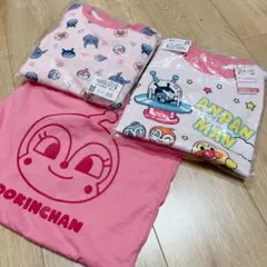 アンパンマン パジャマ 90cm 2着セット　長袖　薄手　ピンク　ドキンちゃん