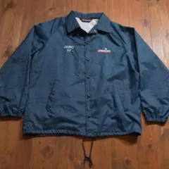 Sportsmaster USA製 ナイロンコーチジャケット 企業ロゴ刺繍