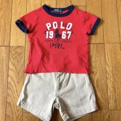 Polo 半袖ロゴTシャツ&半ズボンセットのサムネイル