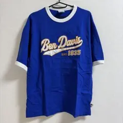 BEN DAVIS Tシャツ ブルー Mサイズ