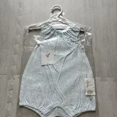 新品　赤ちゃんの城　水色 星柄ロンパース 30