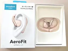 い*ご様 Soundcore AeroFit ピンク　オープンイヤー型ワイヤレス