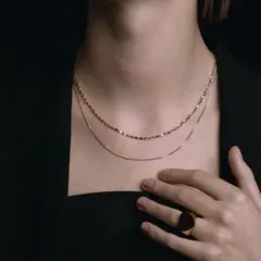 CENE LUMINA LAYER NECKLACE ゴールドのサムネイル