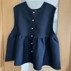 【VERY×UNFILOコラボ】2WAY ペプラムジレ