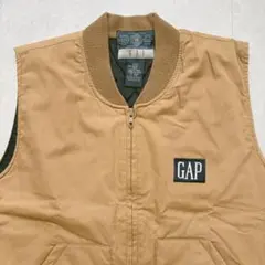 u*6様 90s オールドギャップ ベスト M ブラウン 多ポケット 希少 Y2