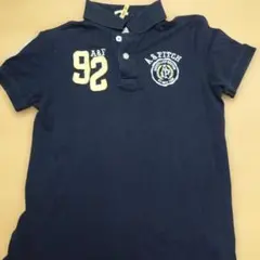 アバクロ　Abercrombie & Fitch ポロシャツ ネイビー Sサイズのサムネイル