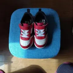 美品　Vans スニーカー 17cm レッド/ホワイト/ブラック