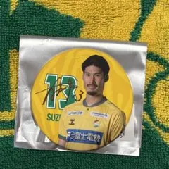 ジェフ千葉 シークレット 箔盛り缶バッジ 鈴木大輔選手