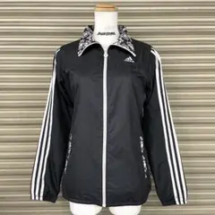 アディダス climaproof ウインドブレーカー ジャケット 裏起毛 小花柄