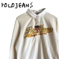 POLO JEANS ラルフローレン ポロシャツ ラガーシャツ 刺繍 Y2K