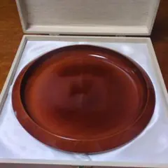 値下げ☆たち吉 青楓 会席膳 朱塗り 創作盆 直径36cm2枚セット