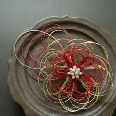 水引 髪飾り 赤 和装 成人式 卒業式 結婚式 振袖 袴