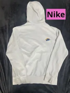 NIKE ナイキ パーカー ホワイト トリプルロゴ プルオーバー メンズ L