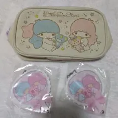リトルツインスターズ ポーチとアクリルチャームセット