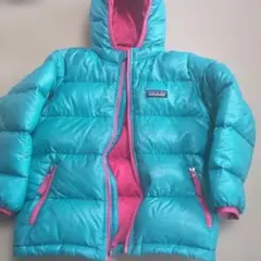 patagonia フード付きダウンコート 5T
