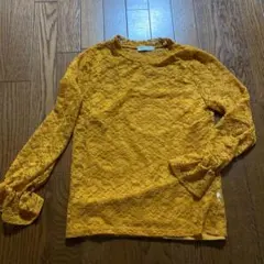 earth music＆ecology   総レースブラウス　S