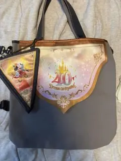 ディズニー　40周年　ガーランドショルダーバッグ