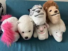 動物のぬいぐるみ 5点セット