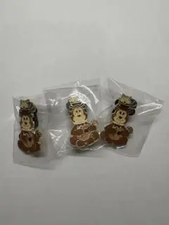 カントリーベア　ピンバッジ 3個セット