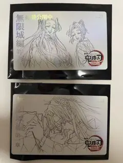 鬼滅の刃　ムービーチケット風コレクションカード　胡蝶しのぶ　胡蝶カナエ