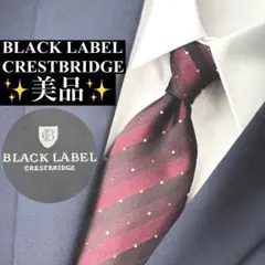 Black label crestbridge 極美品 ネクタイ チェック - メルカリ
