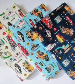 ランチョンマット男の子 3枚セット はたらくくるま ハンドメイド