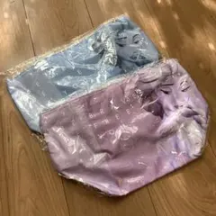 アナと雪の女王　エルサトートバッグ　2個セット(ブルー系・パープル系)