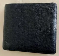 Bally レザー製 黒 二つ折り財布