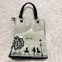 harrods ハロッズ　トートバッグ　ナイツブリッジ　極美品　エナメル