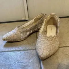 jelly beans パンプス　シアーレースパンプス