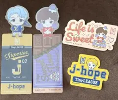 BTS TinyTAN j-hope ブックマーク&ステッカー