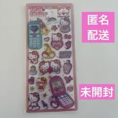 新品未開封★サンリオ　平成はっぴーフォン　キティ　立体シール