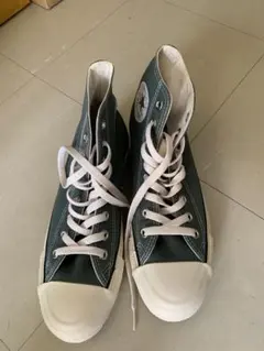 未使用　CONVERSE ALL STAR ブルー ハイカット厚底スニーカー