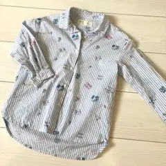 Zara Kids 長袖シャツ サイズ5 (110 cm) ストライプ
