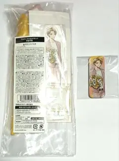 ★岸堂天真　アクリルスタンド タオル 缶バッジ★ホワイトデー アクスタ ホロスタ