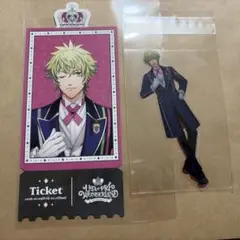 うたプリ ワンダーランド クリアステッカー 特典チケット風カード 大和