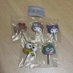 サンリオキャラクターズ　カラフルキャンディチャーム　５点セット