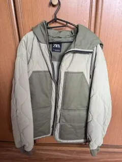 ZARA メンズ キルティングジャケット