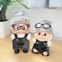 可愛い★ラブブ服　labubu ぬいぐるみ着　おしゃれ　着せ替え服　5点セット