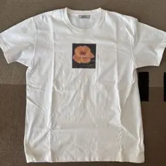 abis the second layer 花柄プリント Tシャツ ホワイト