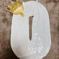 数字 バルーン 0 誕生日バルーン 王冠付き 大きいサイズ アルミ風船　0