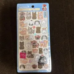 ボンボンドロップシール　和柄　日本犬