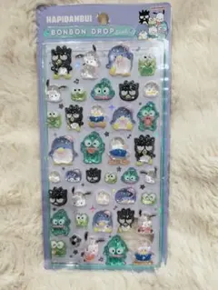 はぴだんぶいボンボンドロップシールサンリオばつ丸ポチャッコけろっぴハンギョドン