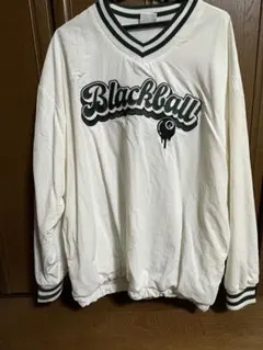 edakka ブラックボール ロゴ ナイロンジャケット Lサイズ