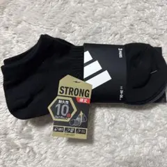 adidas ソックス 3足組 24-26cm 頑丈　耐久性10倍