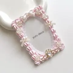 ホイップデコ 硬質ケース トレカケース B8 推し活 丸 ピンク 楕円