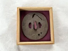 和紙 金箔 落款 人間国宝【山内一生】赤富士『富嶽和紙工芸貼り絵切り