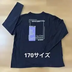 RAT EFFECT ブラック ロンT 長袖カットソー　170サイズ