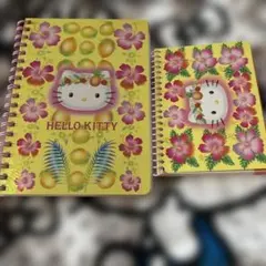 希少品レア☆【ハローキティ】メモ帳 2001年 ハイビスカス 平成レトロ