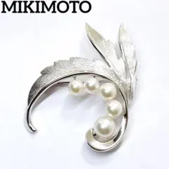 美品】MIKIMOTO パール 5P ブローチ シルバー 89 - メルカリ